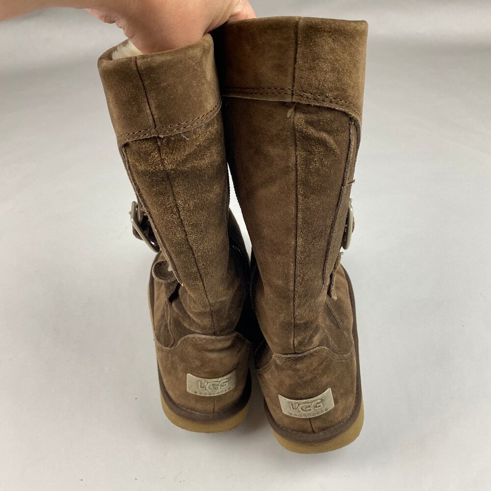 Ugg Cargo III Suede Boots Brown Women's Size 6 - Picture 5 of 16